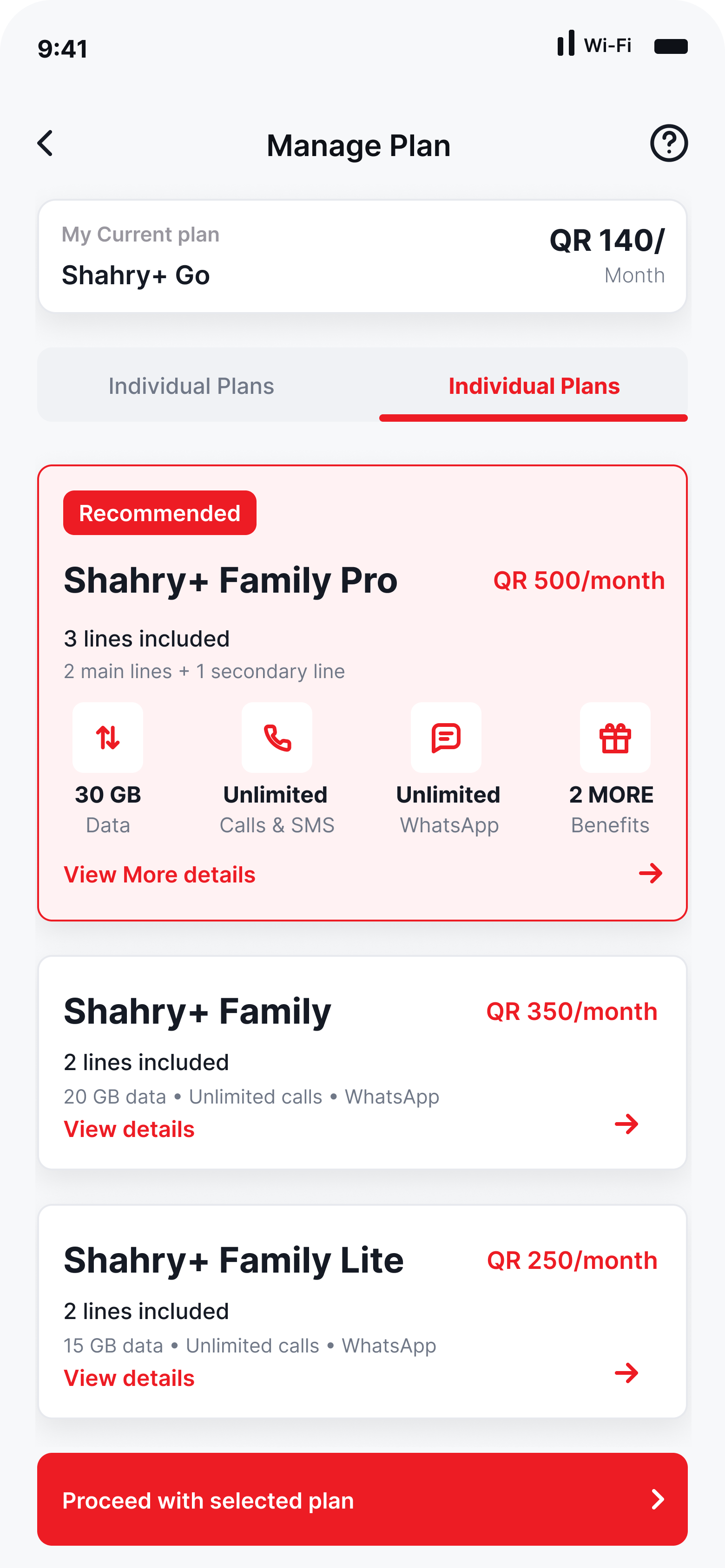 ooredoo project design preview
