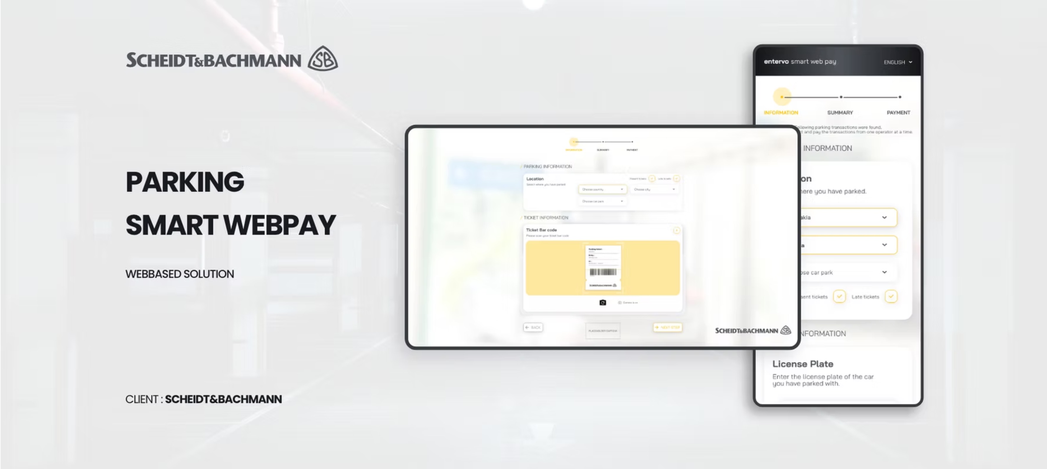 Smart Web Pay product across tablet and mobile